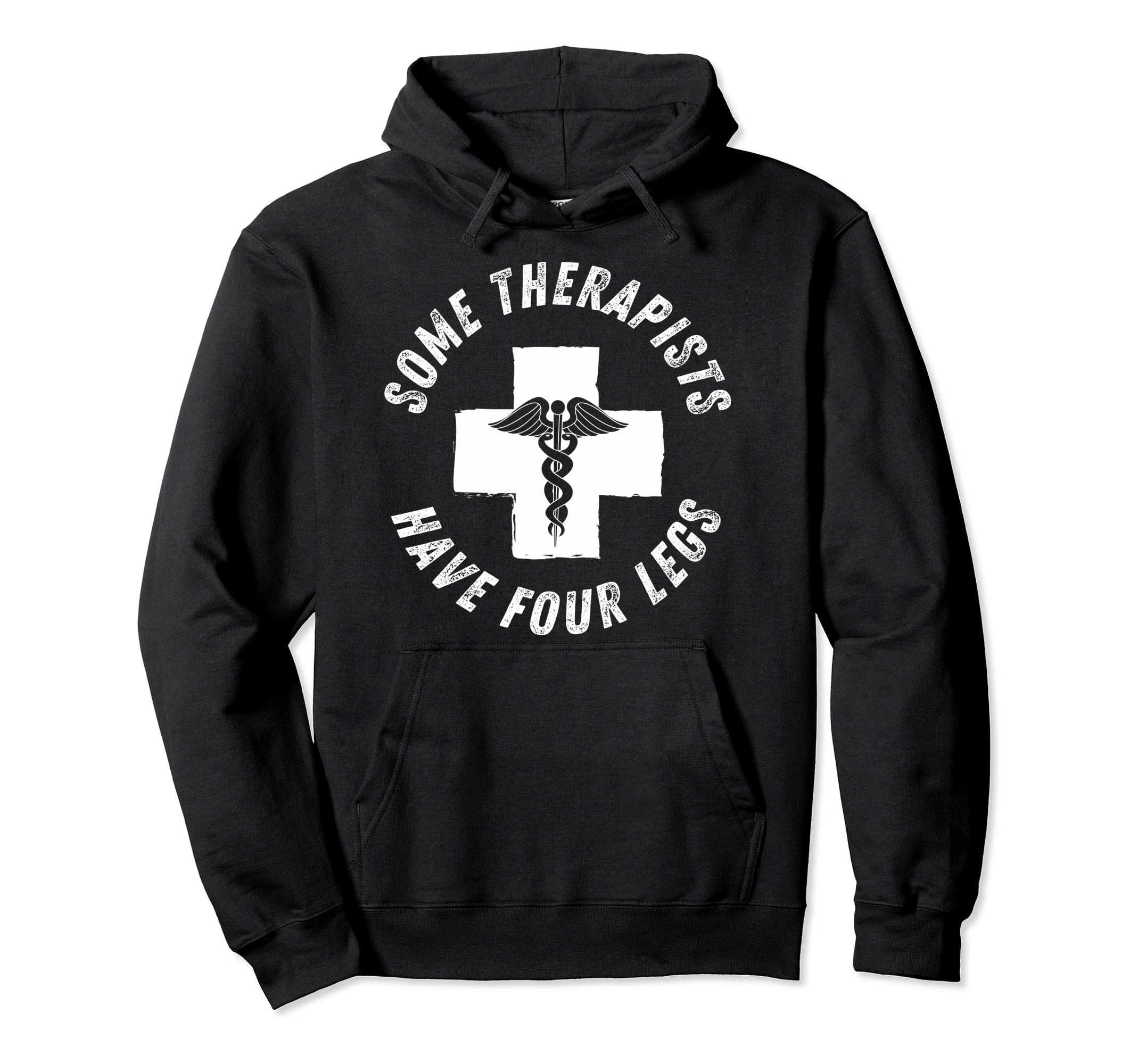 Some Therapists Have Four Legs Service Hoodie - Minimalist Print Men Women - T-Shirt, Sweatshirt, Hoodie
