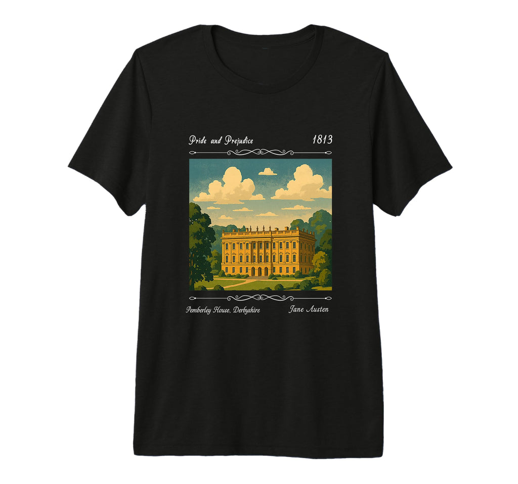 Pride And Prejudice Literary Book T-Shirt - Aesthetic Graphic for Adults - T-Shirt, Sweatshirt, Hoodie