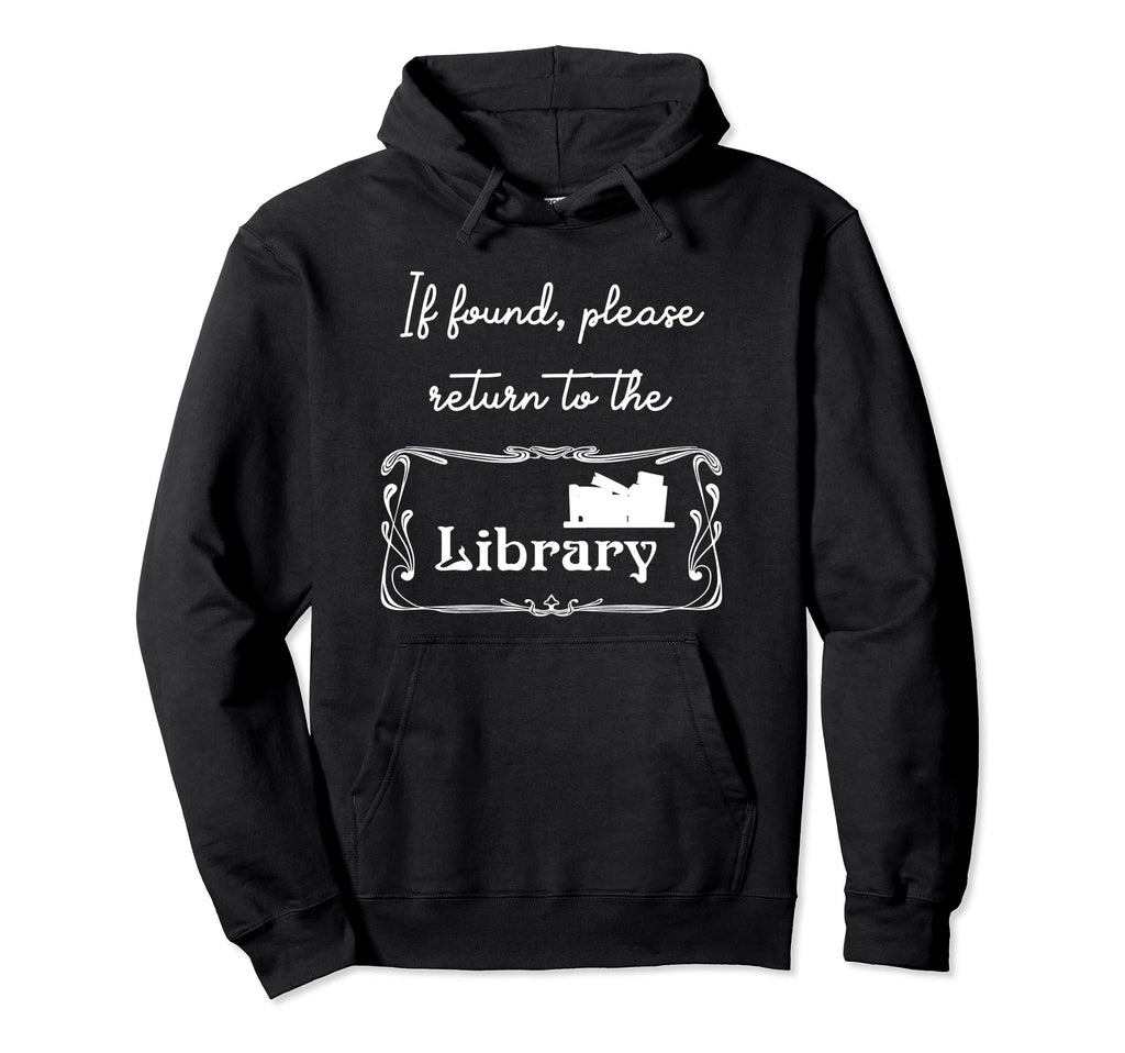 Book Lover Library Bookworm Nightshirt Hoodie - Graphic Print Unisex - T-Shirt, Sweatshirt, Hoodie