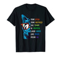 Cat Think Positive Motivation Happy T-Shirt - Graphic Print for Adults - T-Shirt, Sweatshirt, Hoodie