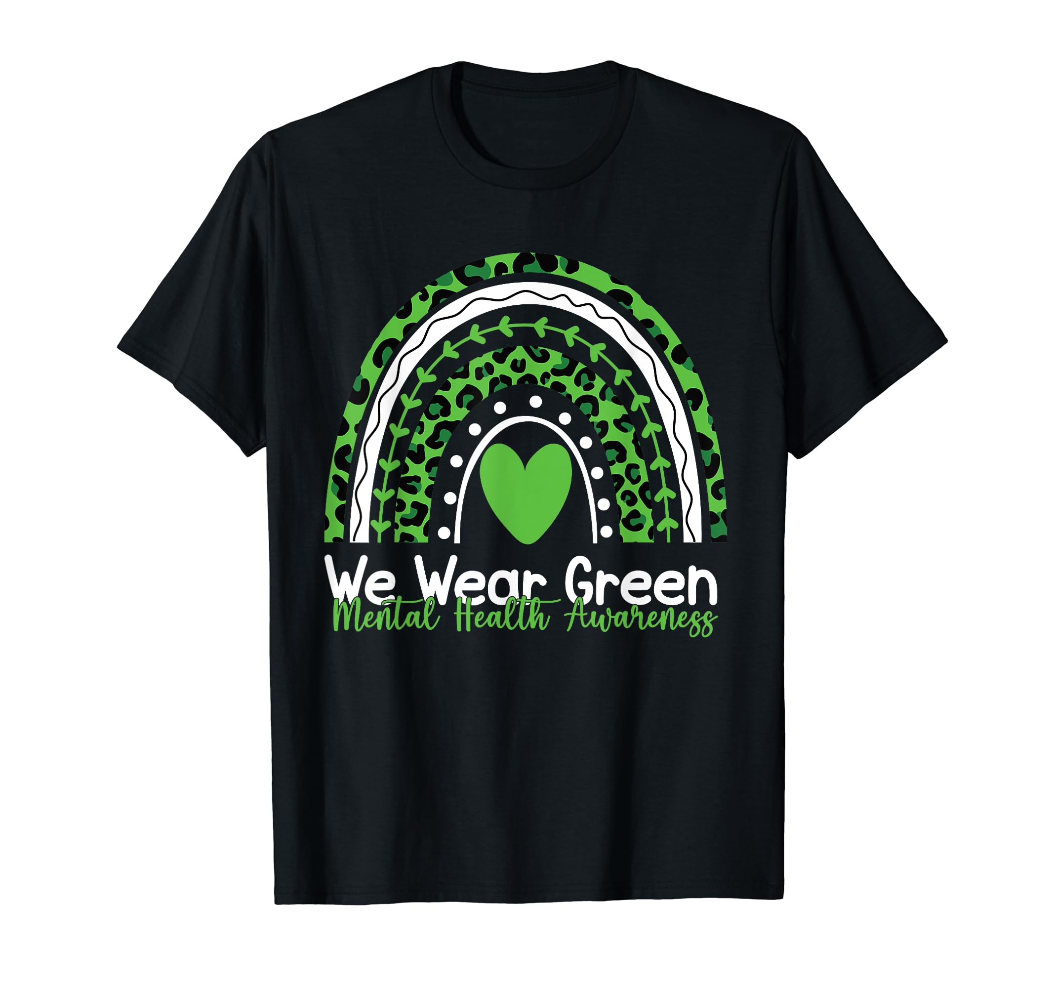 Rainbow May I Wear Green Mental T-Shirt - Minimalist Print for Adults - T-Shirt, Sweatshirt, Hoodie