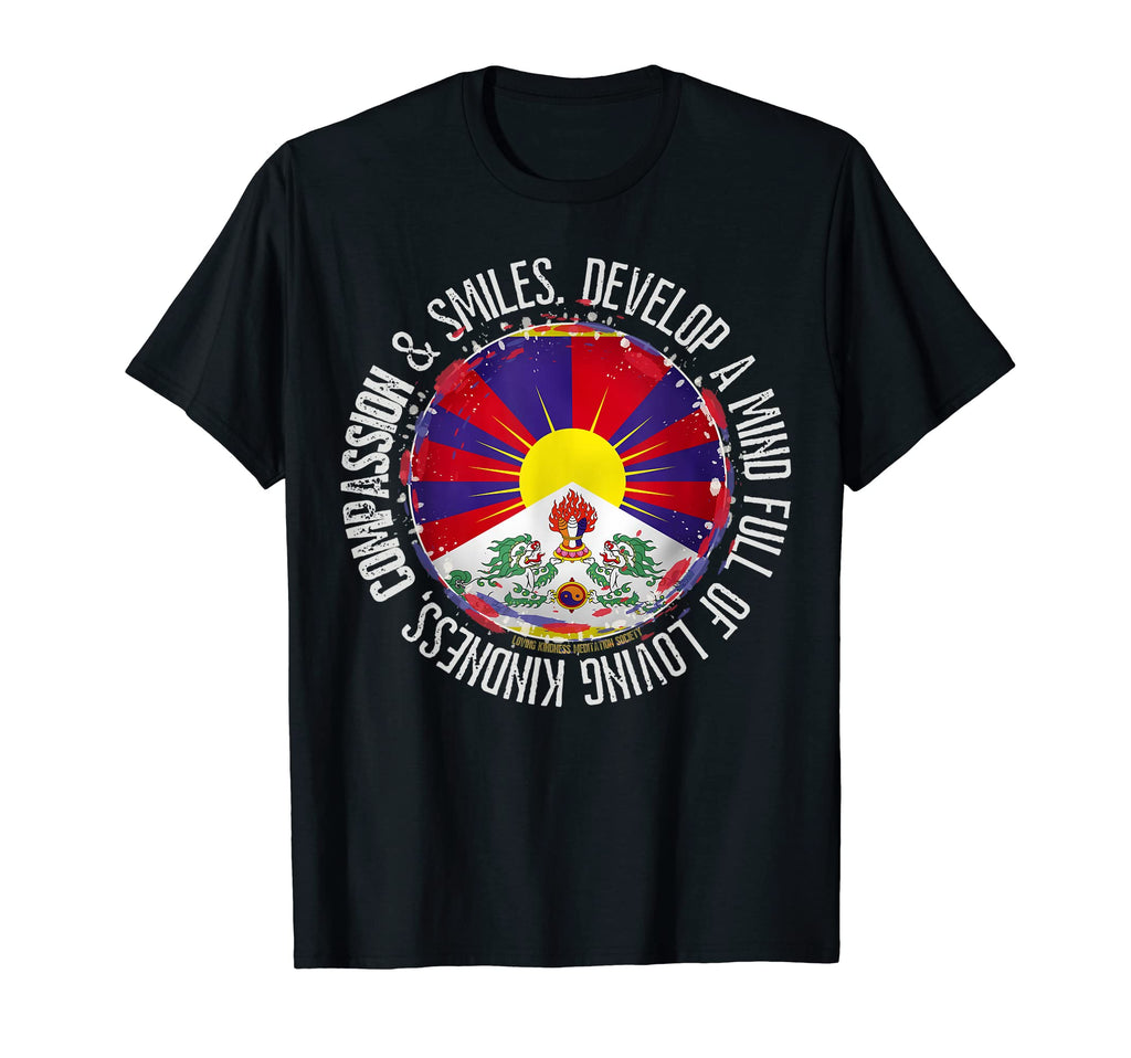 Mindfulness Tibetan Buddhism Spiritual T-Shirt - Aesthetic Graphic Unisex - T-Shirt, Sweatshirt, Hoodie