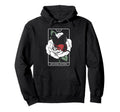 Anti Social Butterfly Gothic Tarot Hoodie - Fun Novelty Design for Adults - T-Shirt, Sweatshirt, Hoodie