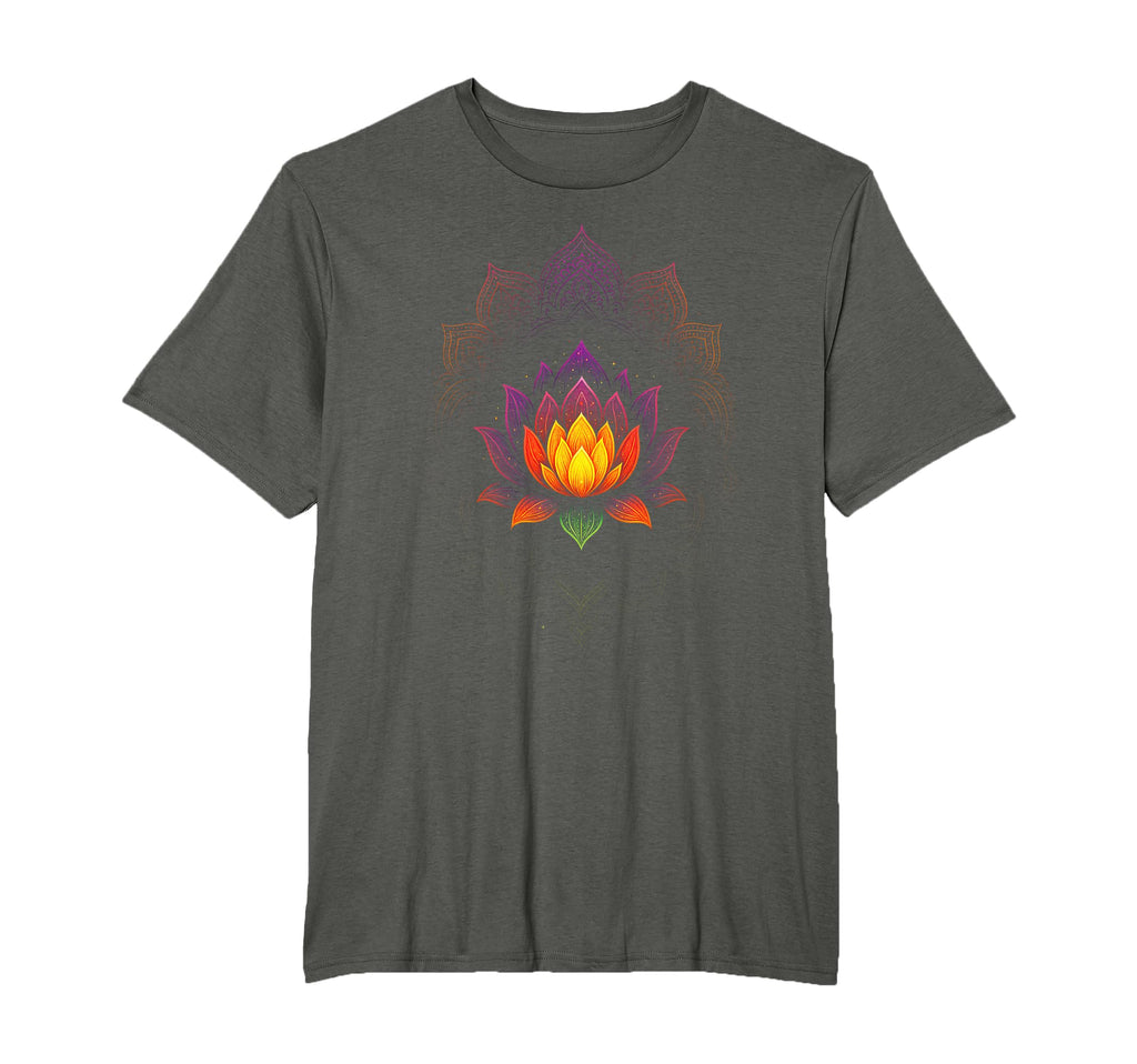 Mandala Lotus Yoga Meditation Pilates T-Shirt - Minimalist Print Men Women - T-Shirt, Sweatshirt, Hoodie