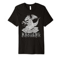 Magical Dragon Reading Books Lover T-Shirt - Custom Art Print Unisex - T-Shirt, Sweatshirt, Hoodie