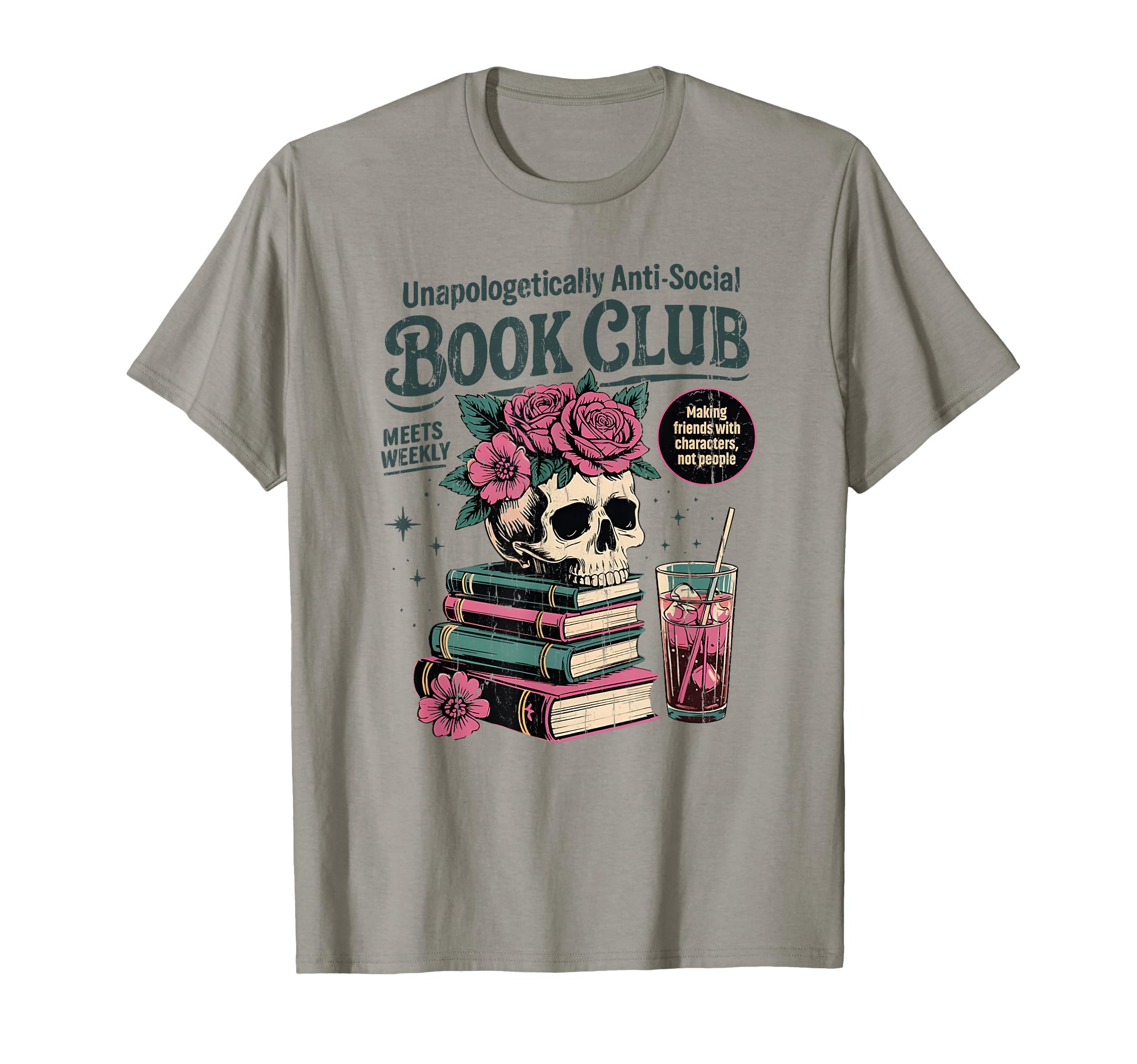 Unapologetically Anti Social Book Club T-Shirt - Streetwear Style Unisex - T-Shirt, Sweatshirt, Hoodie