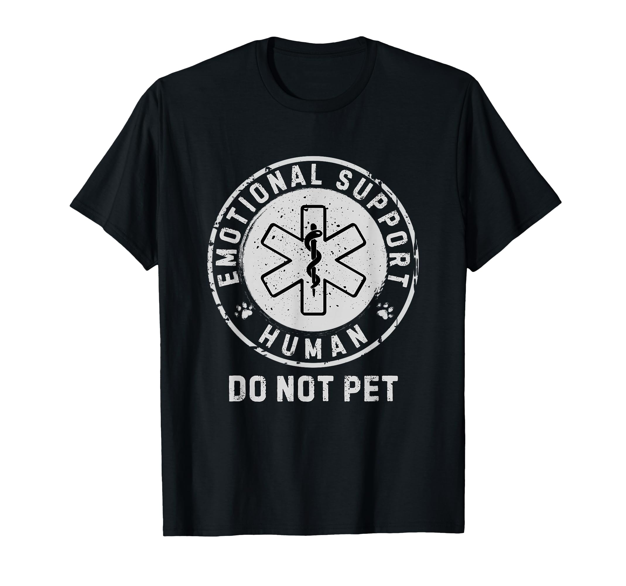 Emotional Support Human Do Not Pet T-Shirt - Fun Novelty Design for Adults - T-Shirt, Sweatshirt, Hoodie