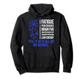 Myalgic Encephalomyelitis Warrior Hoodie - Novelty Apparel Men Women - T-Shirt, Sweatshirt, Hoodie