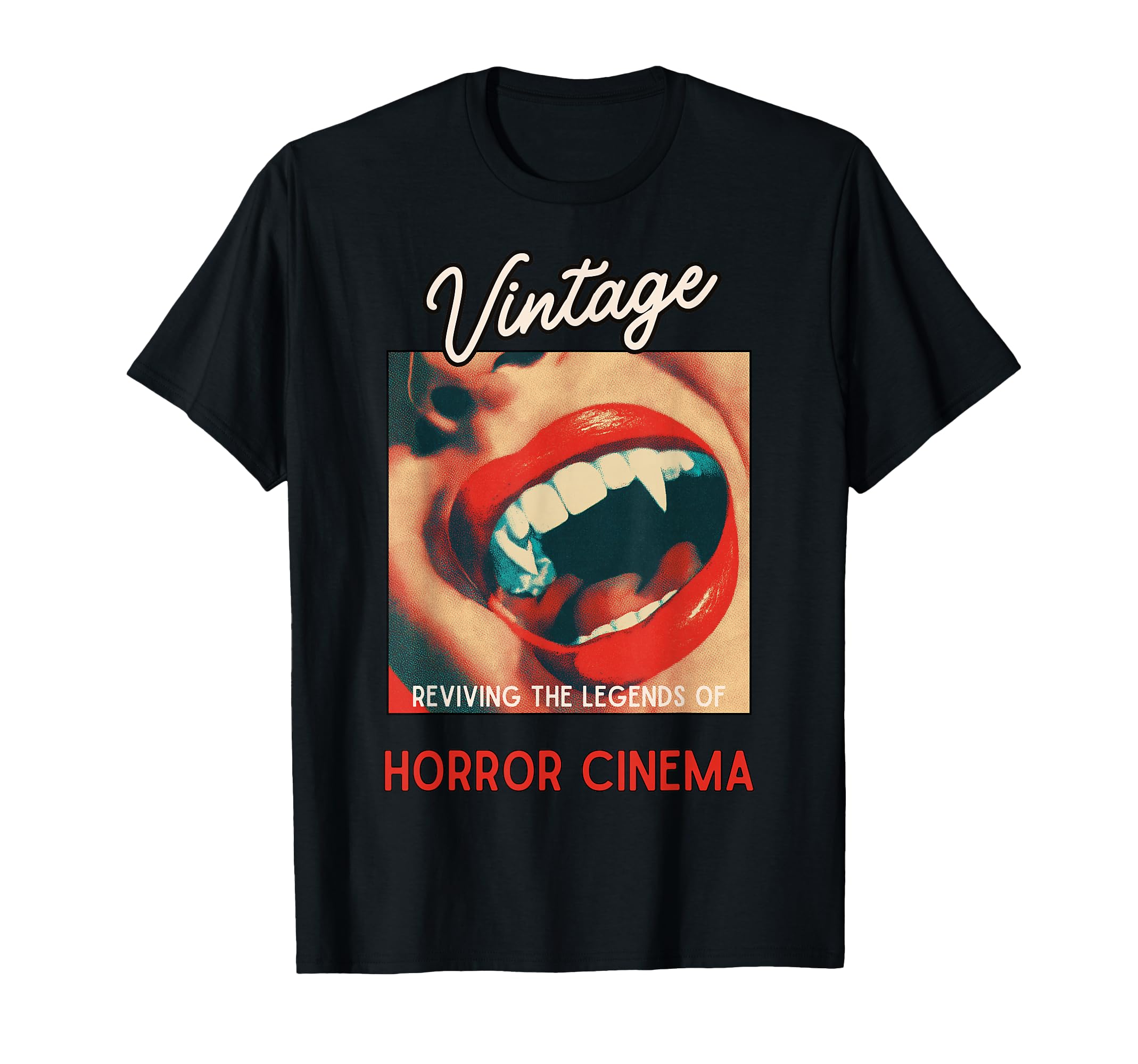 Halloween Vampire Horror Cinema T-Shirt - Custom Art Print for Adults - T-Shirt, Sweatshirt, Hoodie