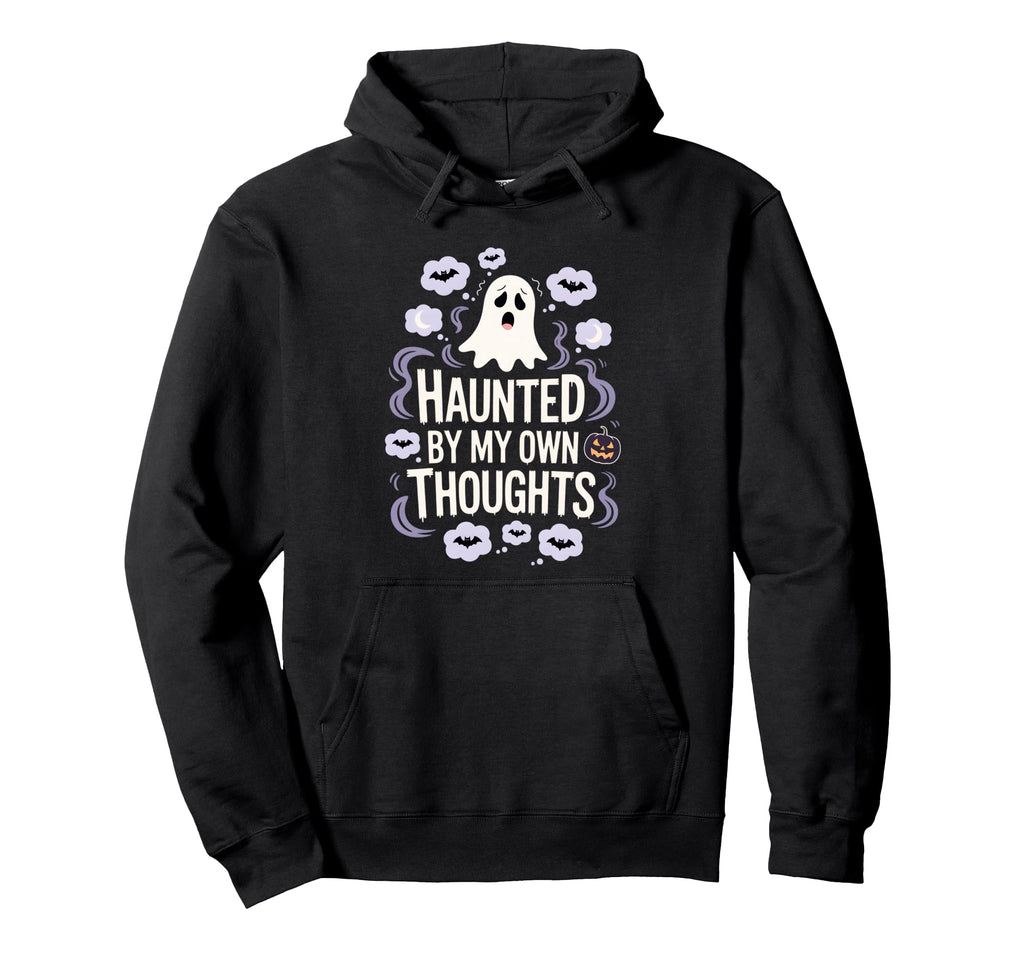 Halloween Haunted Mental Health Hoodie - Custom Art Print Men Women - T-Shirt, Sweatshirt, Hoodie