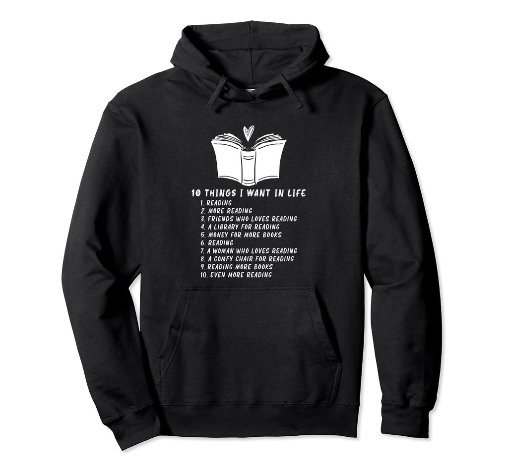 Reading Book Literature Bookworm Hoodie - Trendy Graphic Men Women - T-Shirt, Sweatshirt, Hoodie