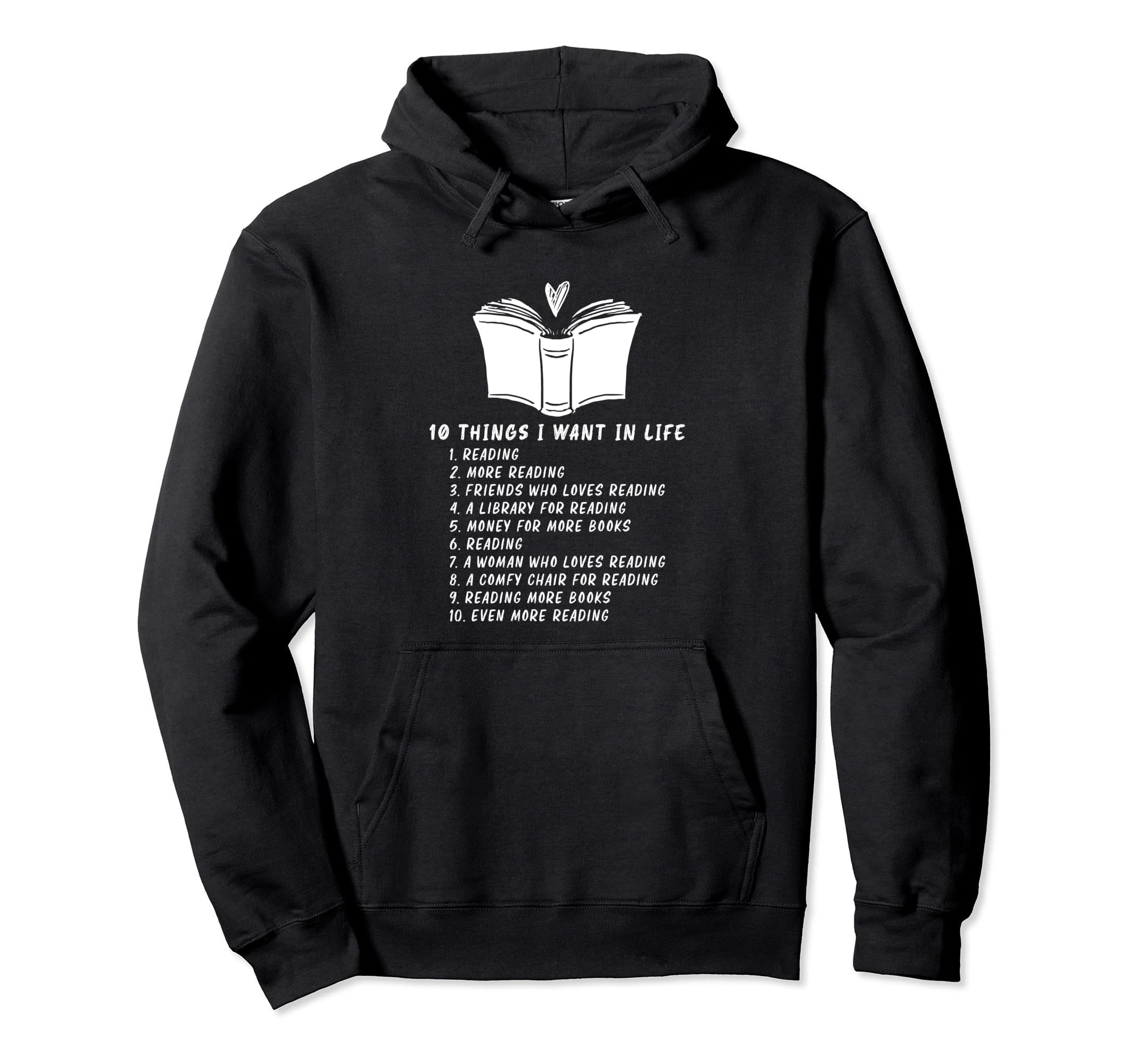 Reading Book Literature Bookworm Hoodie - Trendy Graphic Men Women - T-Shirt, Sweatshirt, Hoodie