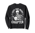 Skeleton Bookworm Reading Literature Sweatshirt - Custom Art Print Unisex - T-Shirt, Sweatshirt, Hoodie