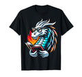 Dragon Reading Book Dragon T-Shirt - Aesthetic Graphic Men Women - T-Shirt, Sweatshirt, Hoodie