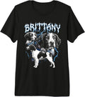 Brittany Vintage 90s Heavy Metal Style Dog Lover Brittany Premium Tri-Blend T-Shirt Unisex T-shirt, Sweatshirt, Hoodie, Long Sleeve Tee - T-Shirt, Sweatshirt, Hoodie