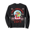 Cozy Vibes Snow Globe And Books Sweatshirt - Custom Art Print for Adults - T-Shirt, Sweatshirt, Hoodie