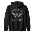 Antisocial Butterfly Gift Hoodie - Custom Art Print Men Women - T-Shirt, Sweatshirt, Hoodie