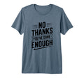 No Thanks Youve Done Enough Sarcastic T-Shirt - Trendy Graphic for Adults - T-Shirt, Sweatshirt, Hoodie