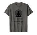 Life Happens Yoga Helps T-Shirt - Aesthetic Graphic for Adults - T-Shirt, Sweatshirt, Hoodie