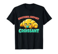 Emotional Support Croissant Funny Food T-Shirt - Graphic Print for Adults - T-Shirt, Sweatshirt, Hoodie
