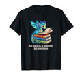 Dragon Reading Book Fantasy Bookworm T-Shirt - Custom Art Print for Adults - T-Shirt, Sweatshirt, Hoodie