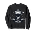 Meditation Ninja Yoga Pose Relaxing Sweatshirt - Unique Graphic Men Women - T-Shirt, Sweatshirt, Hoodie