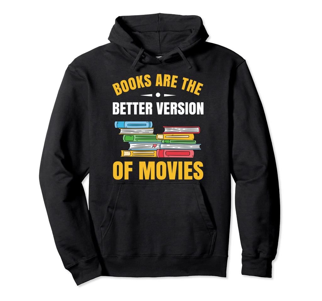 Book Reading Library Literature Roman Hoodie - Unique Graphic Unisex - T-Shirt, Sweatshirt, Hoodie