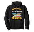 Book Reading Library Literature Roman Hoodie - Unique Graphic Unisex - T-Shirt, Sweatshirt, Hoodie