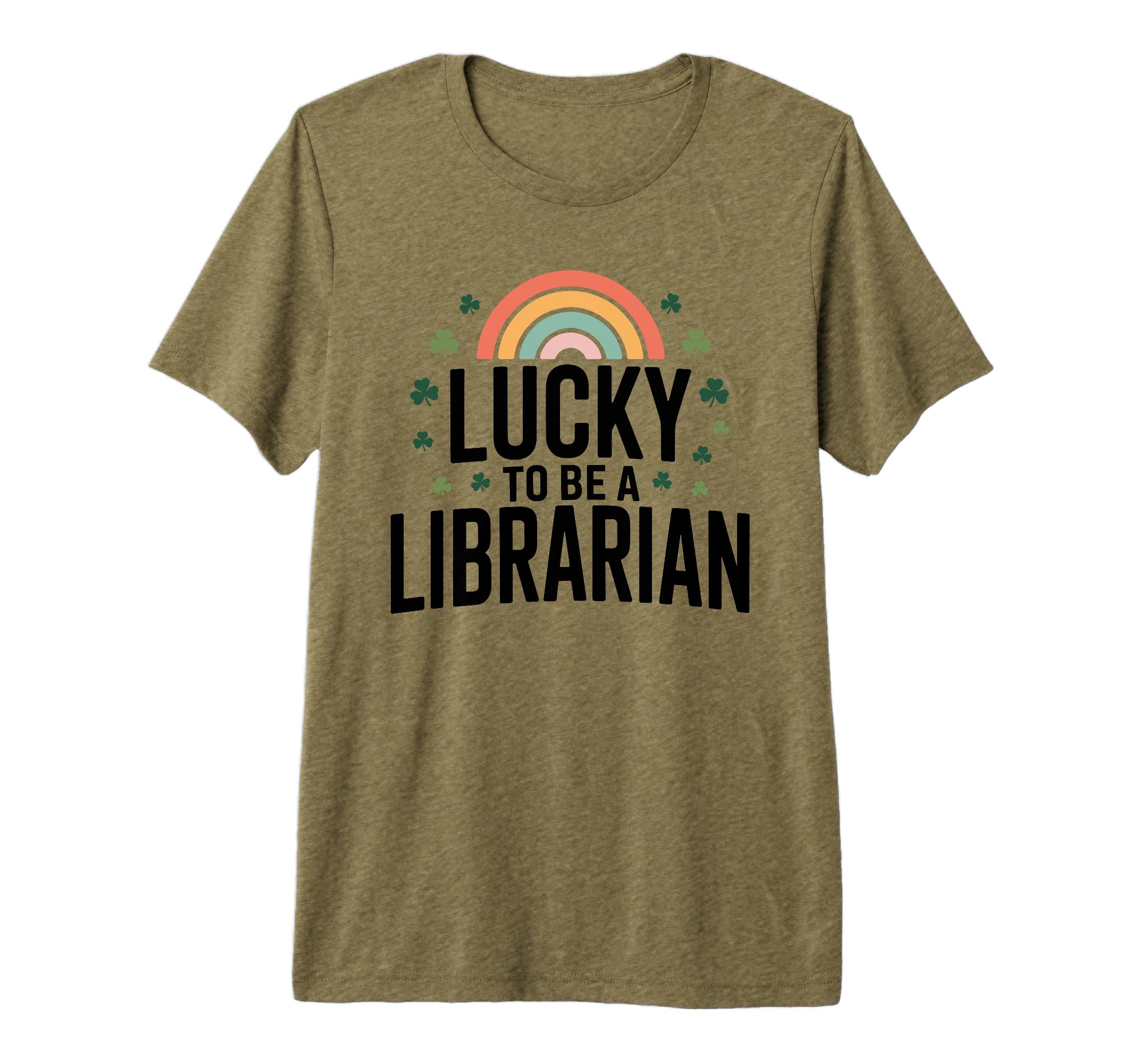 Lucky To Be Librarian Bookish T-Shirt - Fun Novelty Design Men Women - T-Shirt, Sweatshirt, Hoodie