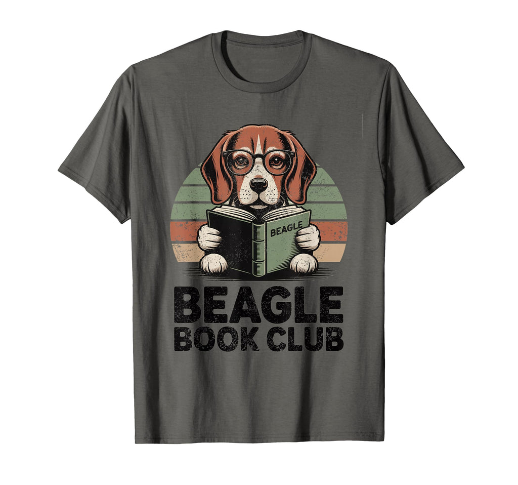 Beagle Book Club Funny Dog T-Shirt - Casual Everyday Wear for Adults - T-Shirt, Sweatshirt, Hoodie