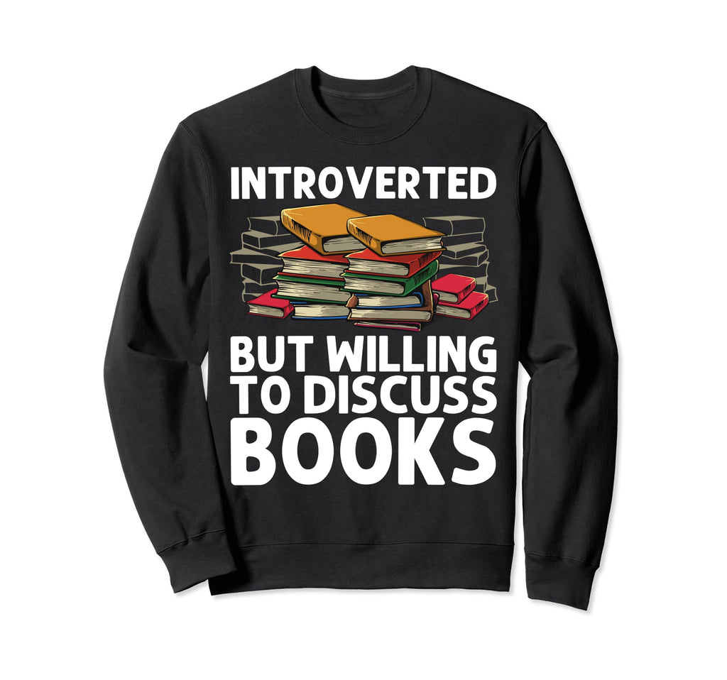 Funny Bookworm Art Book Reading Sweatshirt - Aesthetic Graphic Unisex - T-Shirt, Sweatshirt, Hoodie