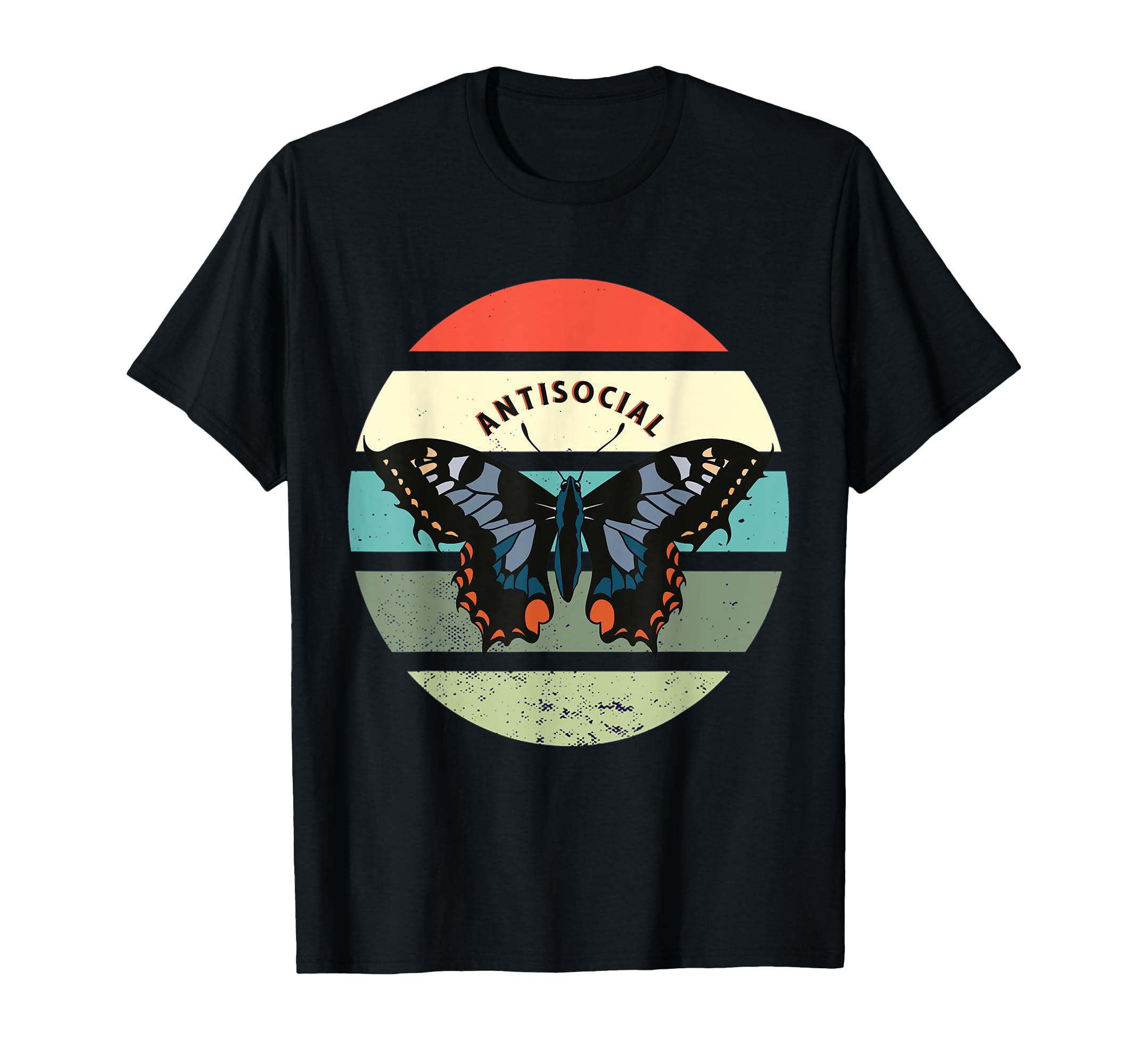 Fairy Womens Anti Social Butterfly T-Shirt - Streetwear Style Men Women - T-Shirt, Sweatshirt, Hoodie