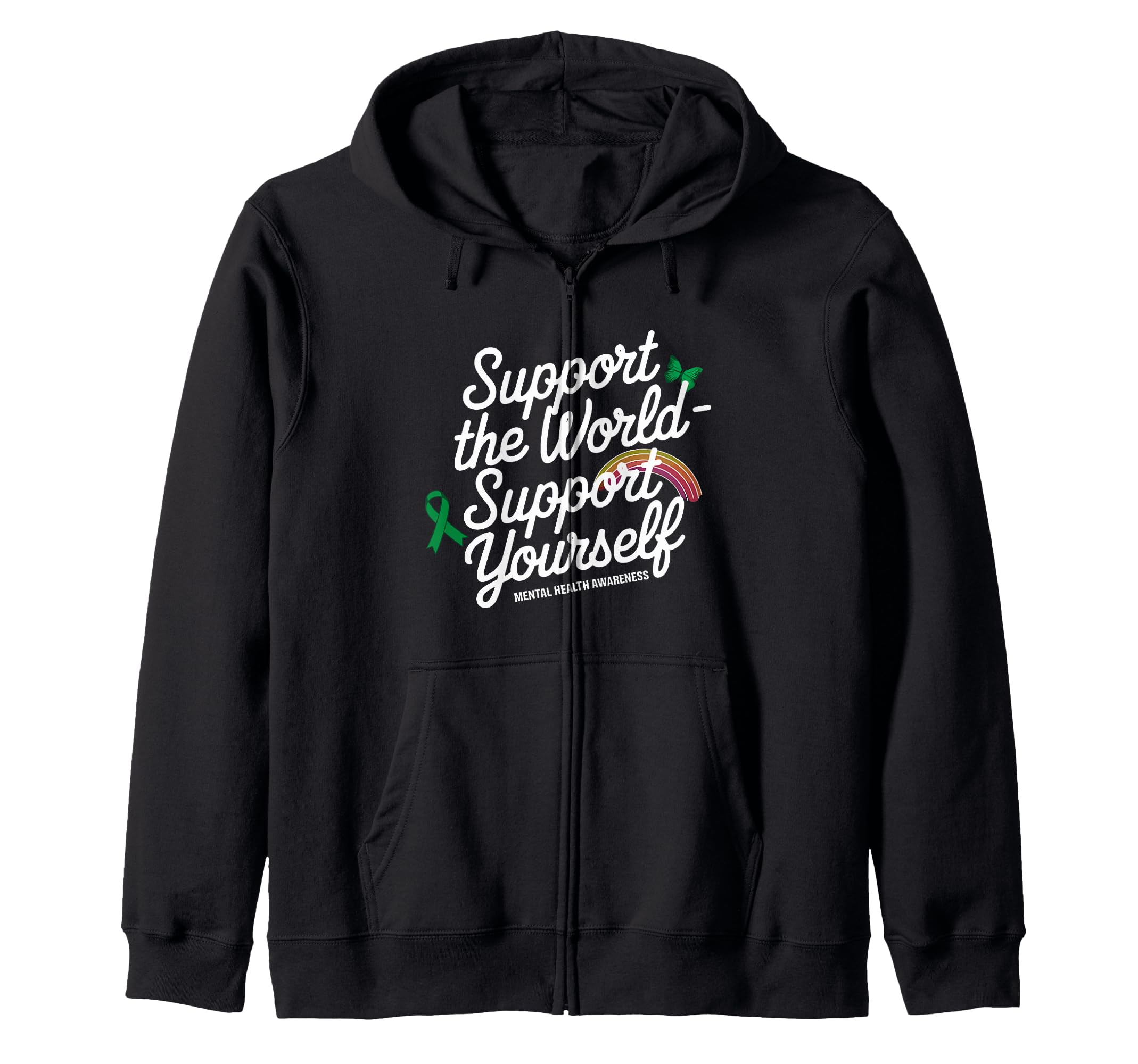Mental Health Awareness Month Green Sweatshirt - Graphic Print Unisex - T-Shirt, Sweatshirt, Hoodie
