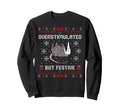 Overstimulated But Festive Possum Sweatshirt - Casual Everyday Wear Unisex - T-Shirt, Sweatshirt, Hoodie