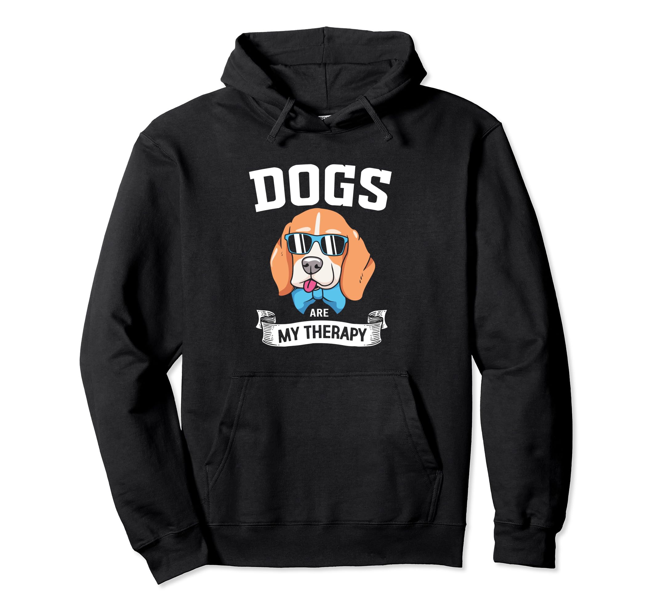 Funny Dogs Are My Therapy Therapy Dog Hoodie - Aesthetic Graphic Unisex - T-Shirt, Sweatshirt, Hoodie