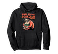 Anti Social Book Club Funny Reader Art Hoodie - Custom Art Print Men Women - T-Shirt, Sweatshirt, Hoodie