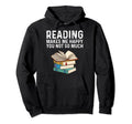 Funny Book Lover Designs Librarian Reading Hoodie - Unique Graphic Unisex - T-Shirt, Sweatshirt, Hoodie