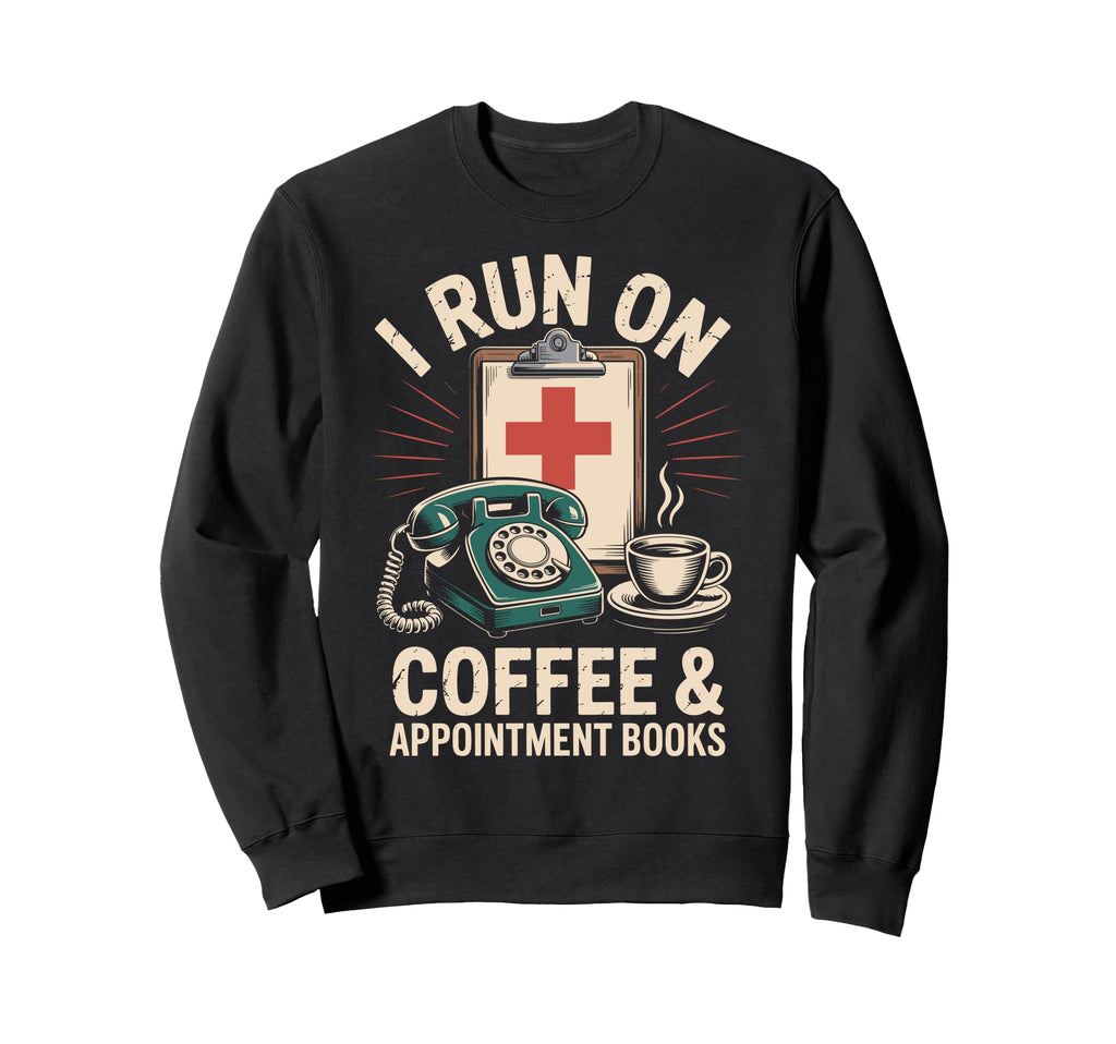 I Run Coffee And Appointment Sweatshirt - Casual Everyday Wear for Adults - T-Shirt, Sweatshirt, Hoodie