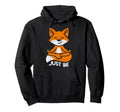 Just Be Lotus Pose Fox Yogi Yoga Hoodie - Unique Graphic for Adults - T-Shirt, Sweatshirt, Hoodie
