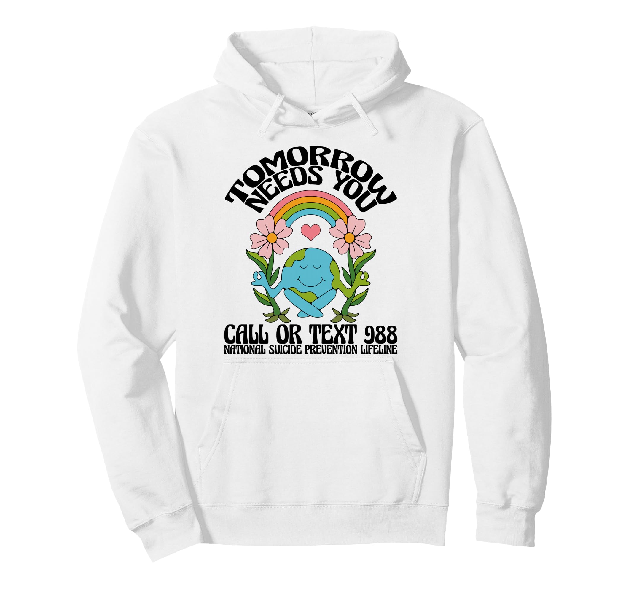 Tomorrow Needs You 988 Suicide Hoodie - Aesthetic Graphic Unisex - T-Shirt, Sweatshirt, Hoodie