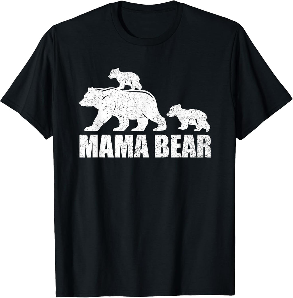 Mama Bear 2 Kids TShirt Mama Bear 2 Cubs Shirt Unisex T-shirt, Sweatshirt, Hoodie, Long Sleeve Tee - T-Shirt, Sweatshirt, Hoodie