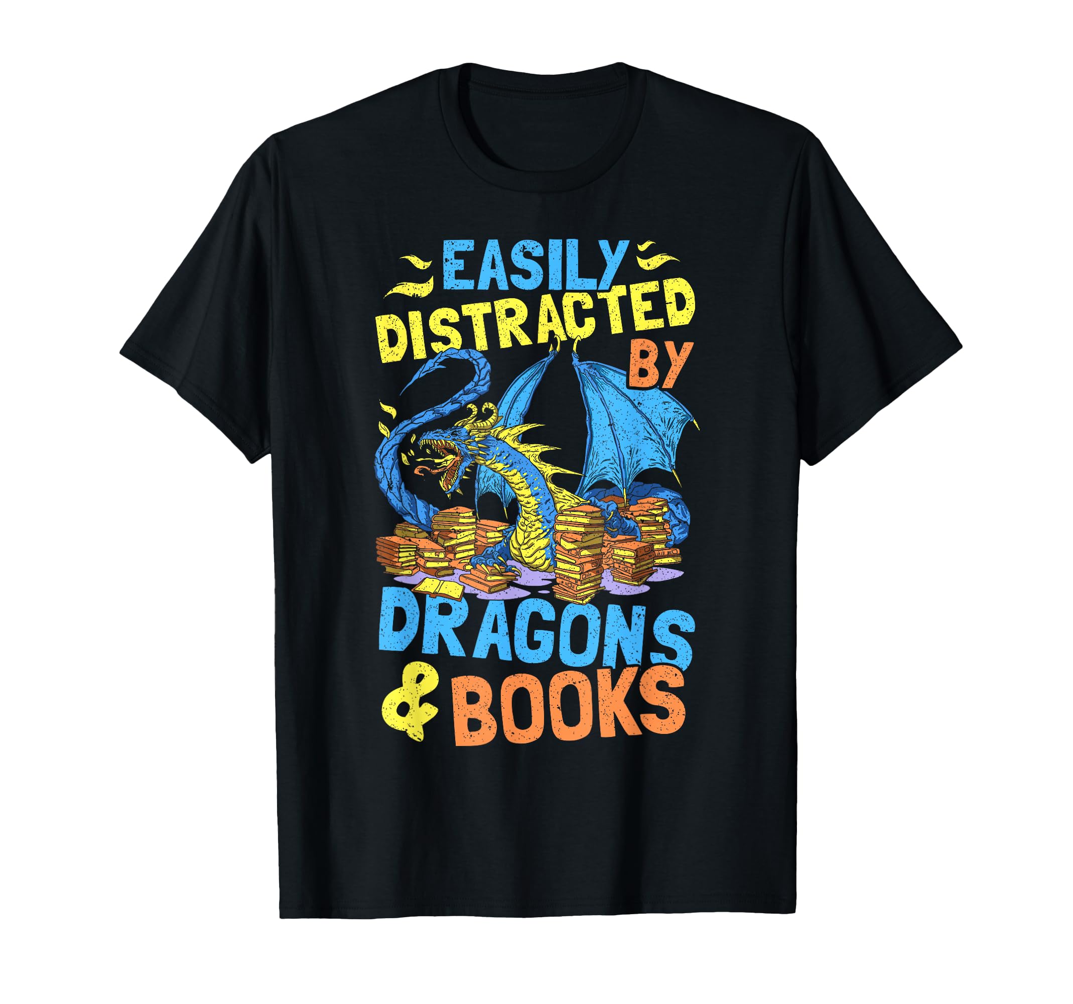 Book Dragon Lover Bookworms Reading T-Shirt - Minimalist Print Unisex - T-Shirt, Sweatshirt, Hoodie