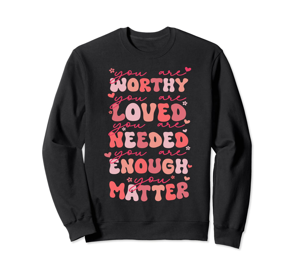 You Matter Kindness Be Kind Groovy Sweatshirt - Aesthetic Graphic Unisex - T-Shirt, Sweatshirt, Hoodie