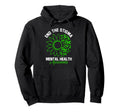 End Stigma Sunflower Ribbon Mental Health Hoodie - Graphic Print Unisex - T-Shirt, Sweatshirt, Hoodie