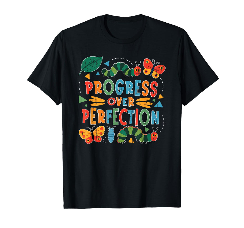 Progress Over Perfection Special T-Shirt - Minimalist Print Men Women - T-Shirt, Sweatshirt, Hoodie