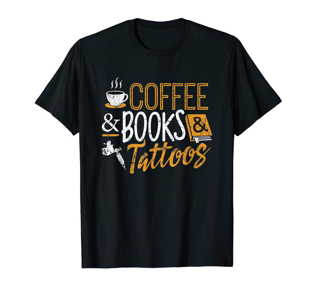Coffee Lover Coffee And Books And T-Shirt - Fun Novelty Design Unisex - T-Shirt, Sweatshirt, Hoodie