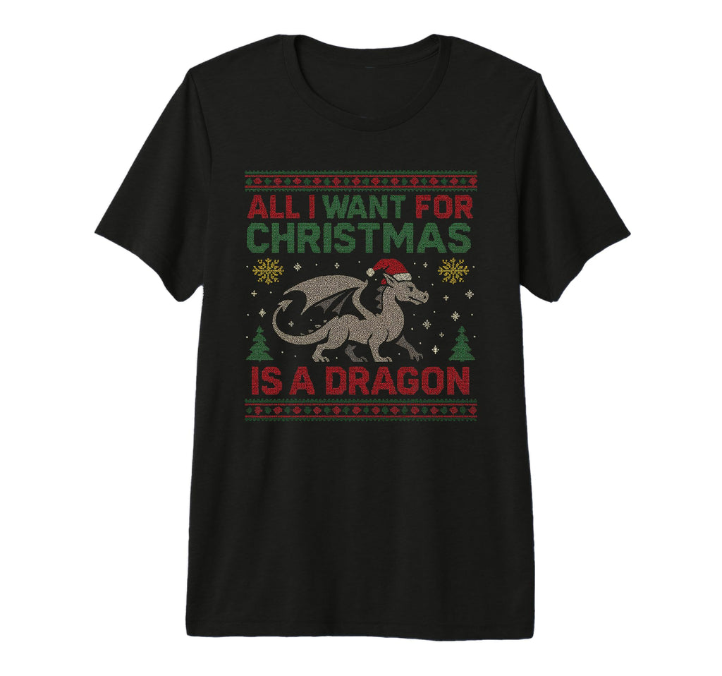 All I Want Is Dragon Books Ugly Tri T-Shirt - Trendy Graphic Men Women - T-Shirt, Sweatshirt, Hoodie
