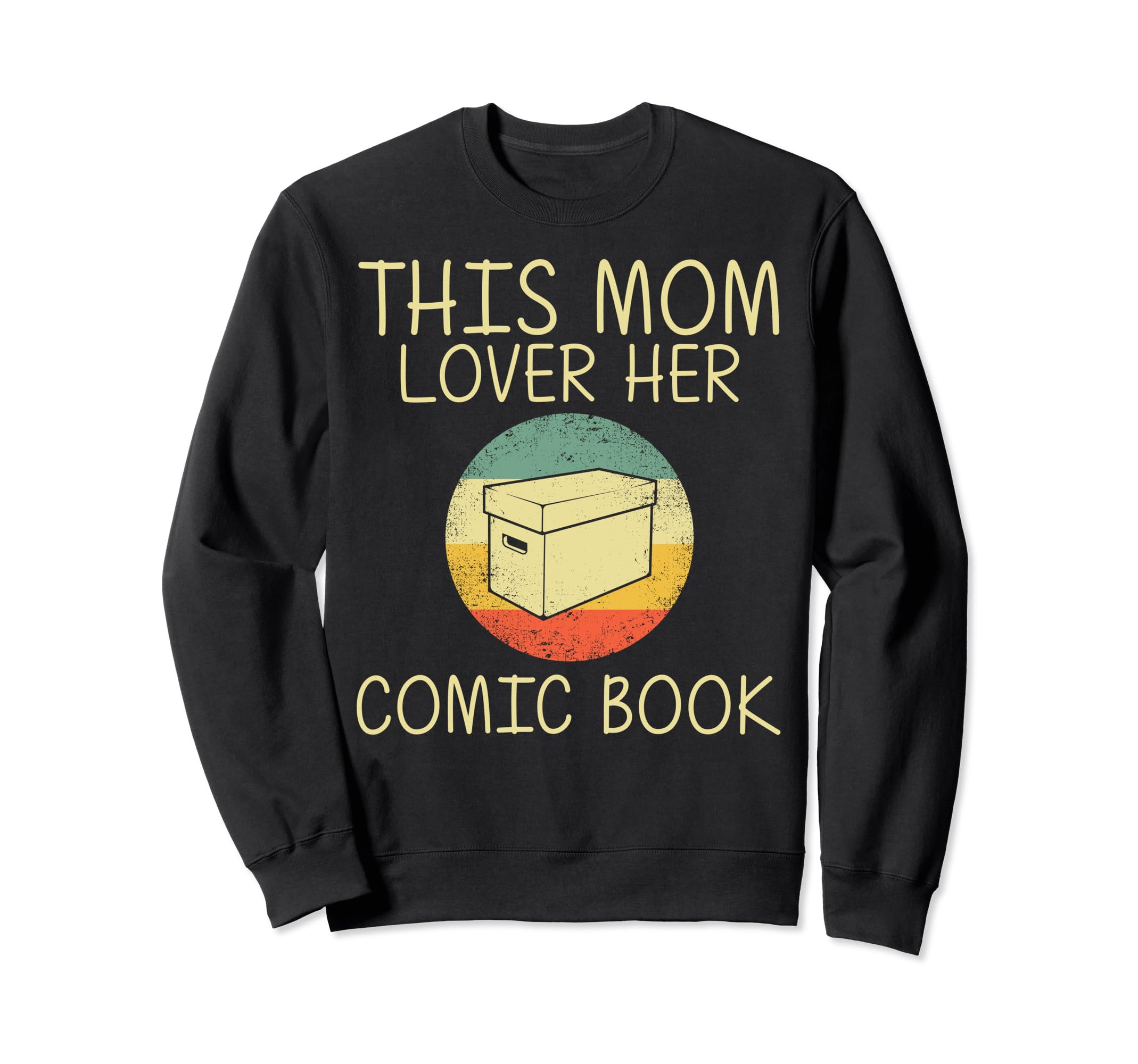 Comic Book Mom Mother Comic Book Sweatshirt - Minimalist Print Men Women - T-Shirt, Sweatshirt, Hoodie