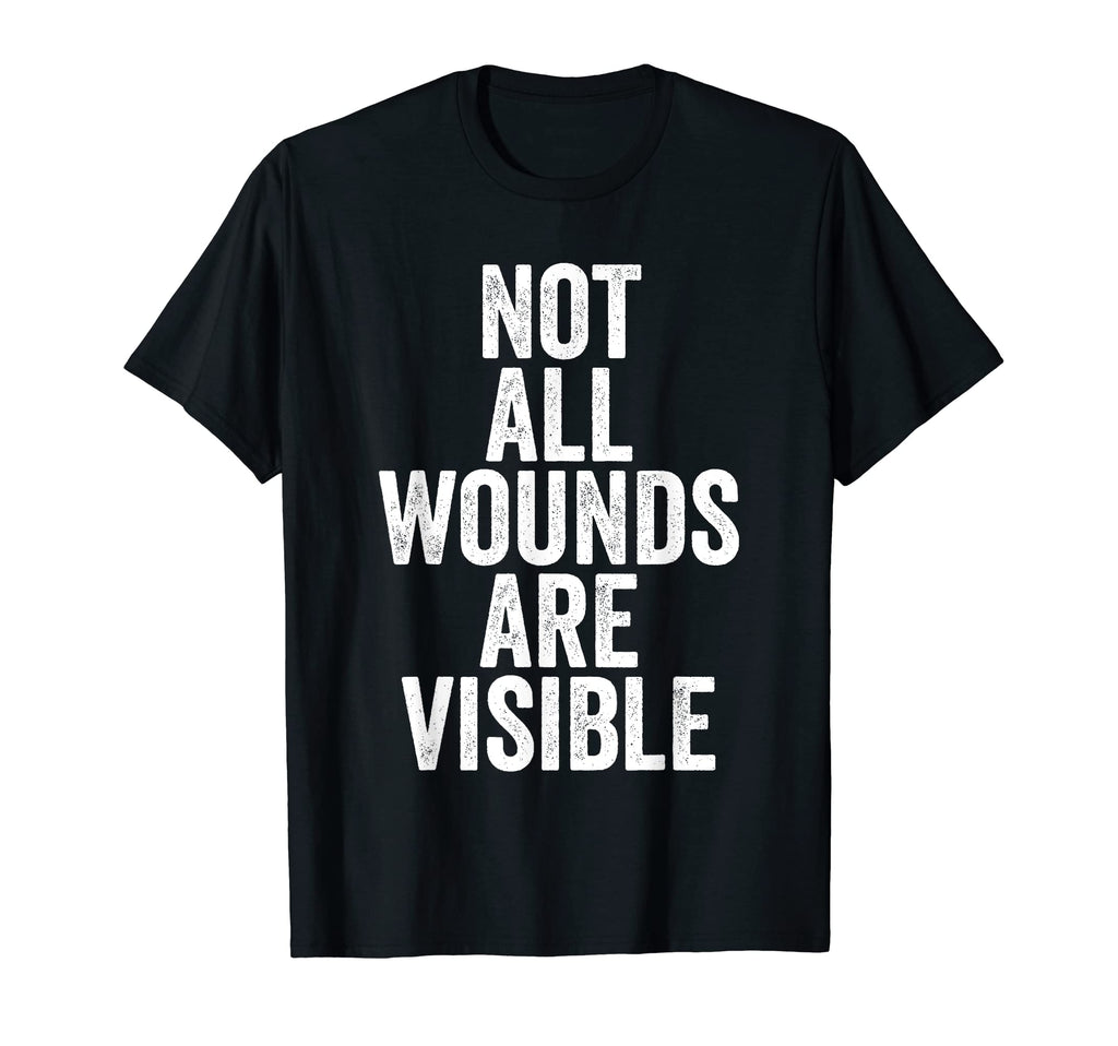 Mental Health Awareness Not All Wounds T-Shirt - Unique Graphic for Adults - T-Shirt, Sweatshirt, Hoodie