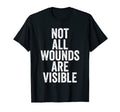 Mental Health Awareness Not All Wounds T-Shirt - Unique Graphic for Adults - T-Shirt, Sweatshirt, Hoodie